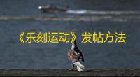 《乐刻运动》发帖方法